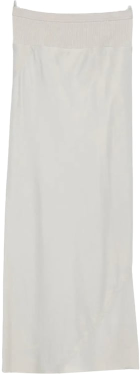 Rick Owens Calf Bias Skirt Pearl