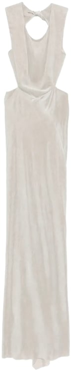 Rick Owens Open Back Gown Pearl