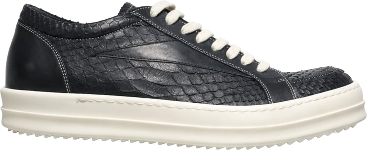 Rick Owens VINTAGE SNEAKS BLACK/BLACK/MILK