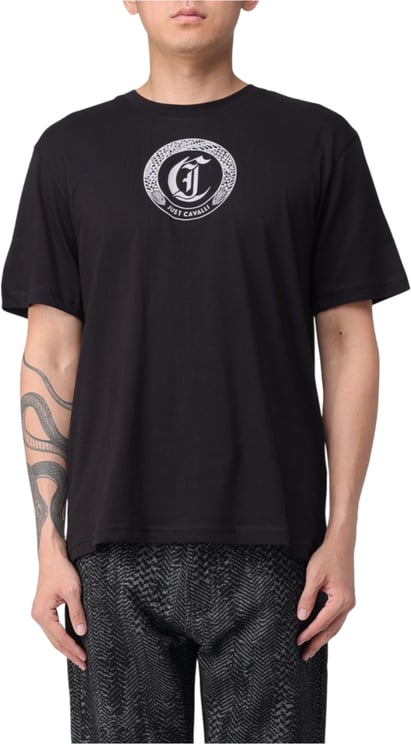 Roberto Cavalli T-Shirts And Polos Black