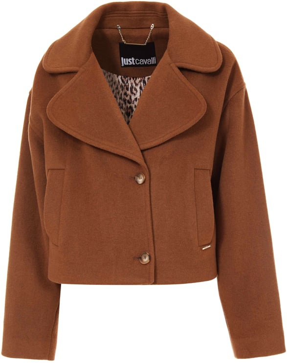 Roberto Cavalli Coats Beige