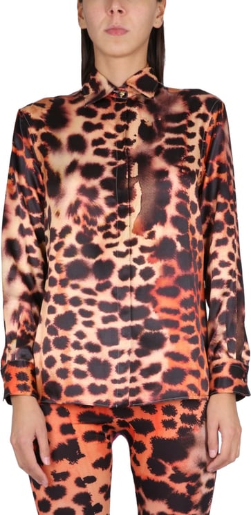 Roberto Cavalli Animal Print Shirt