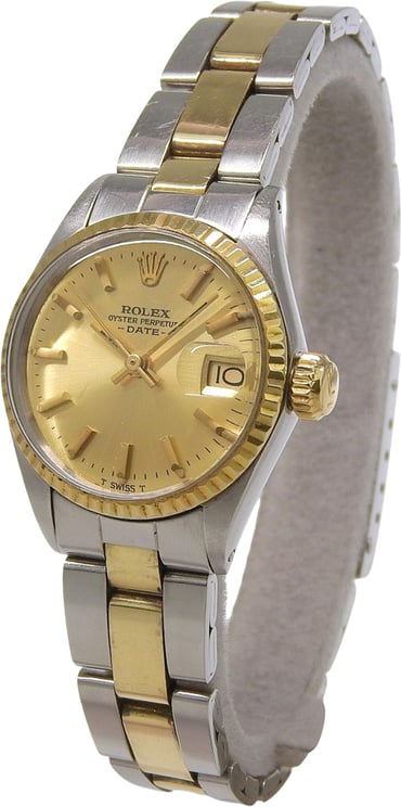 Rolex Rolex Oyster Perpetual Date Automatic Watch Stainless Steel and Yellow Gold 34