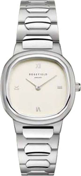 Rosefield Rosefield Horloge ORCSSS-OR02 Gaia Roman Indexes Staal Quartz 30mm