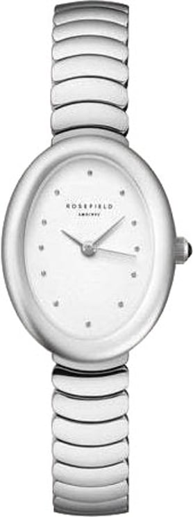Rosefield Rosefield Horloge OVWSSS-OV20 Ovale Evolution Zilverkleurig Quartz 29mm