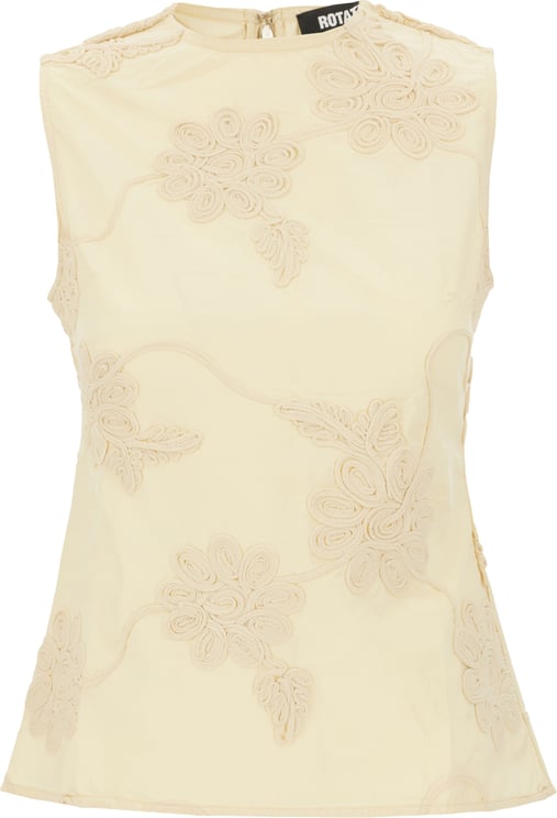 Rotate Rotate Beige cotton top