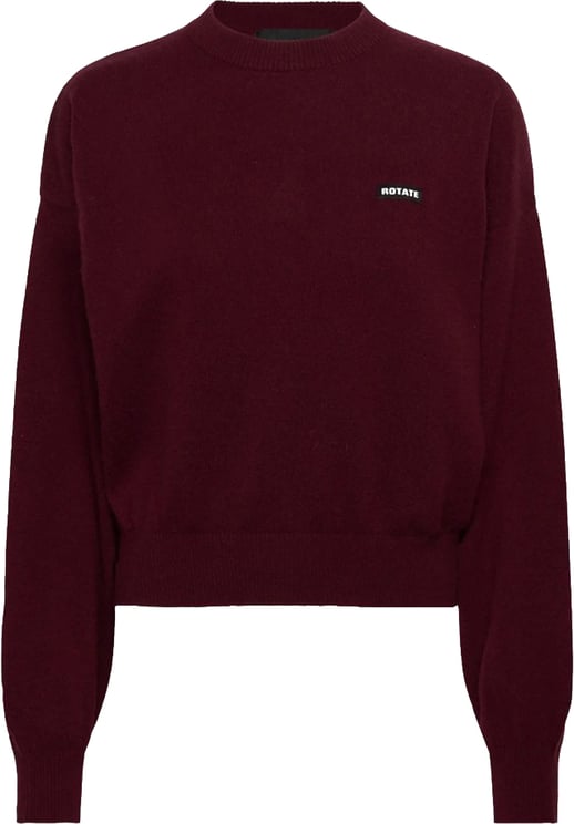 Rotate Zinfandel Basic Crewneck Sweater