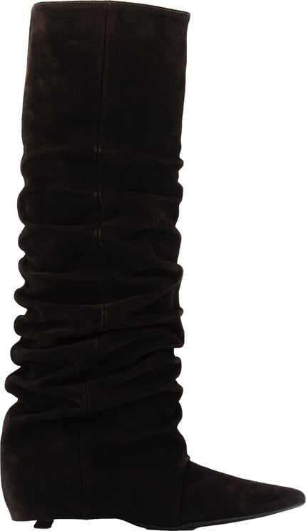 Rotue Bliss Slouchy Boot Brown Suede