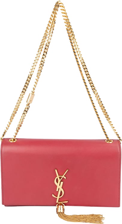 Saint Laurent Saint Laurent Leather Kate Tassel Chain Crossbody Bag