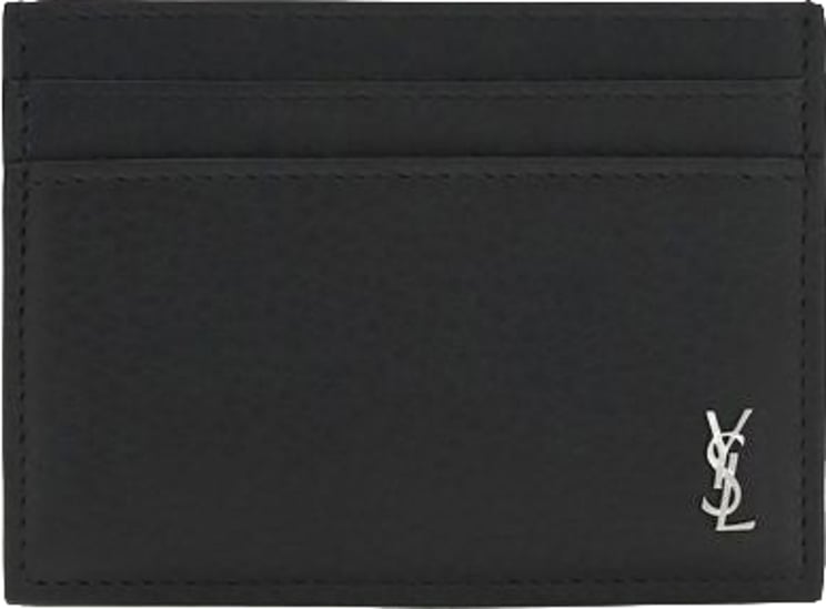 Saint Laurent Saint Laurent Black Calf Leather Bos Taurus Wallet