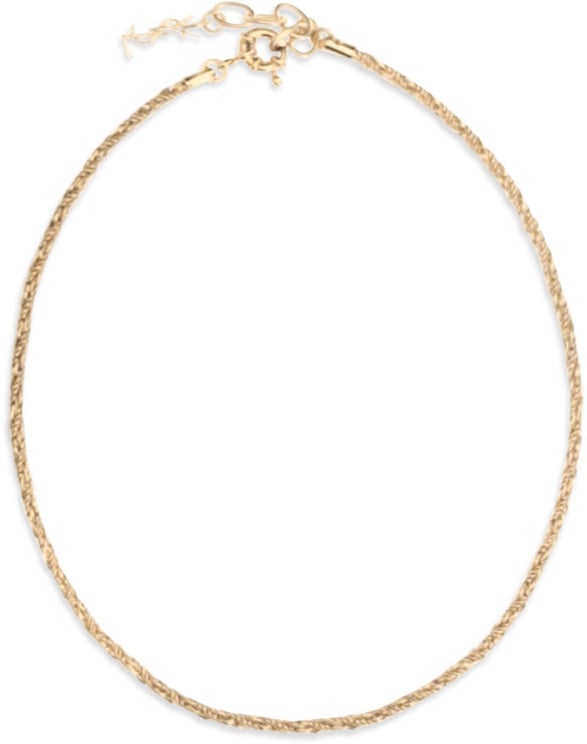 Saint Laurent Saint Laurent Gold Brass Necklace