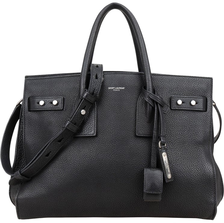 Saint Laurent Saint Laurent Grained Leather Sac de Jour Handbag