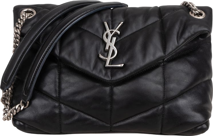Saint Laurent Saint Laurent Quilted Leather Loulou Puffer Crossbody Bag
