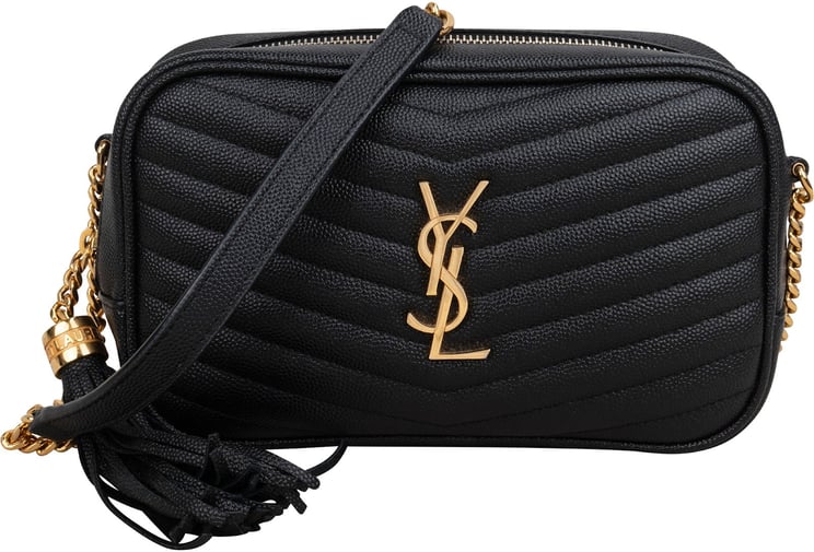 Saint Laurent Saint Laurent Quilted Leather Lou Camera Crossbody Bag