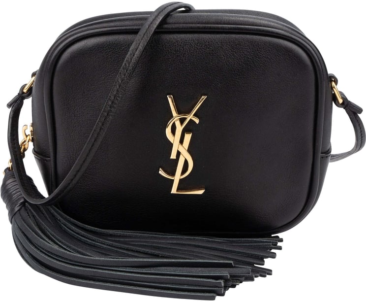 Saint Laurent Saint Laurent Black Leather Blogger Crossbody Bag