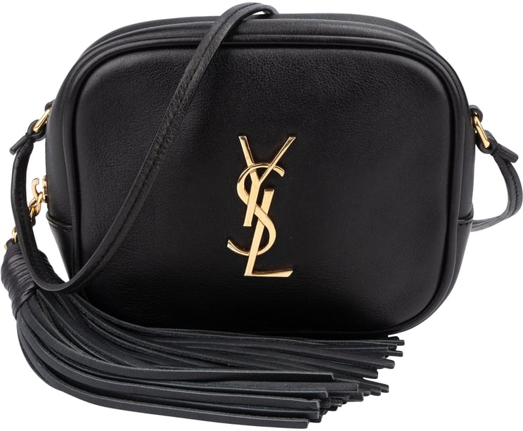 Saint Laurent Saint Laurent Black Leather Blogger Crossbody Bag