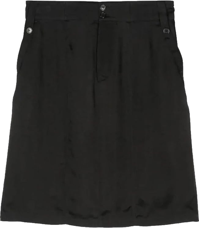 Saint Laurent Saint Laurent Black Copper Midi Skirt