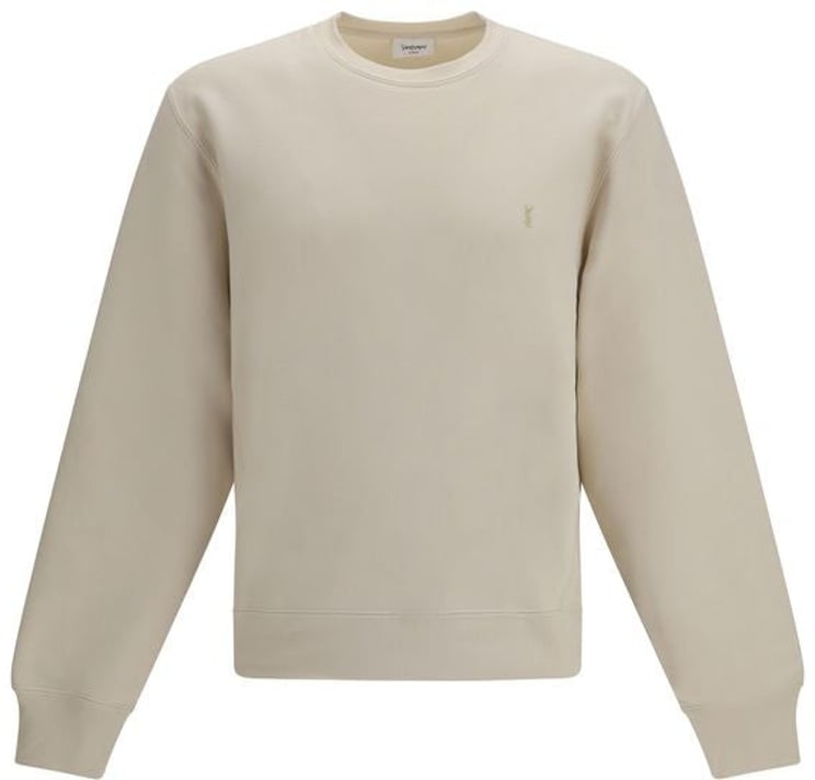 Saint Laurent Saint Laurent Beige Cotton Sweatshirt