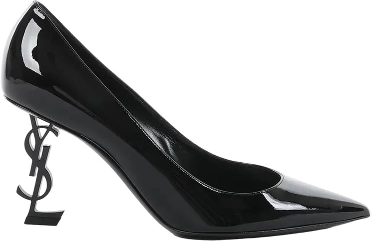 Saint Laurent Saint Laurent Opium Patent Leather Heels in Black 484160, Size 40 EU