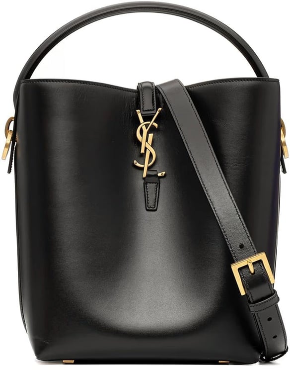 Saint Laurent Saint Laurent Le 37 Small Leather Bucket Bag