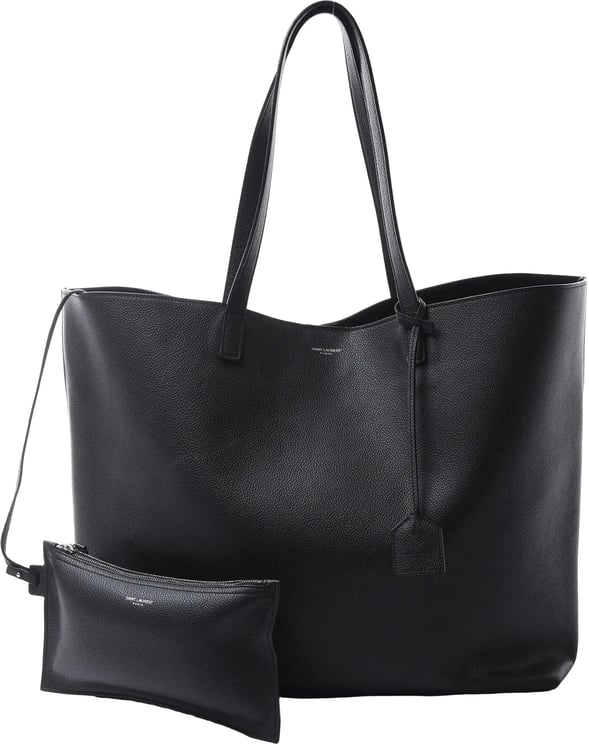 Saint Laurent Saint Laurent Paris Shopping Leather Shoulder Bag in Black 683655