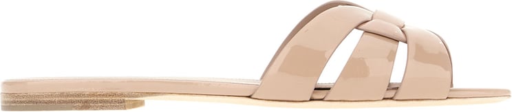 Saint Laurent Saint Laurent Powder pink leather Tribute slippers