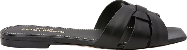 Saint Laurent Sandalo basso Tribute nero
