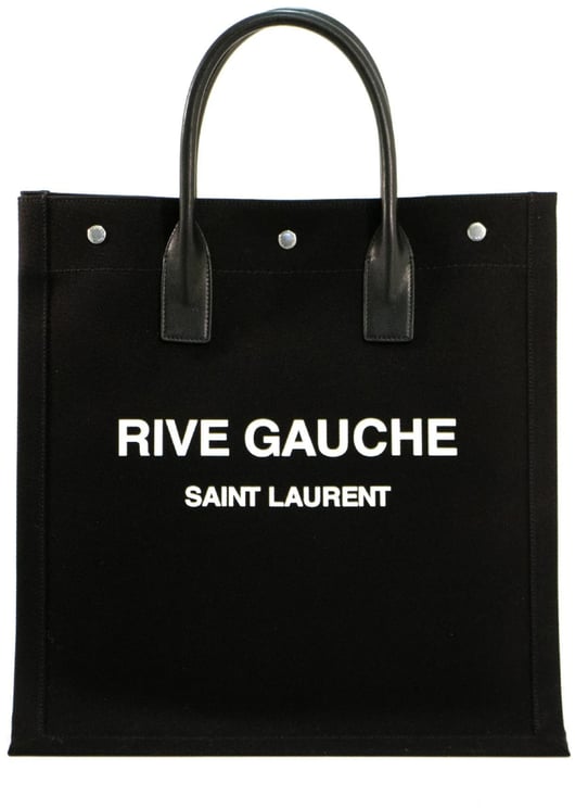 Saint Laurent Rive Gauche Logo Tote Bag