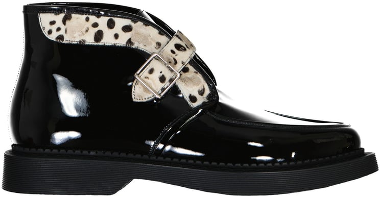 Saint Laurent Saint Laurent Leather And Fur Boots