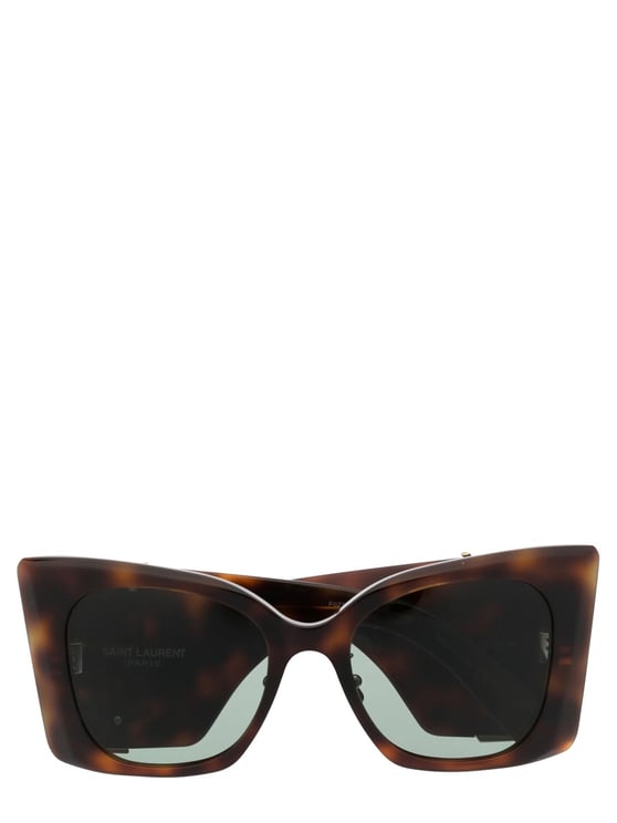 Saint Laurent Tortoiseshell Sl M119/F Blaze Acetate Glasses
