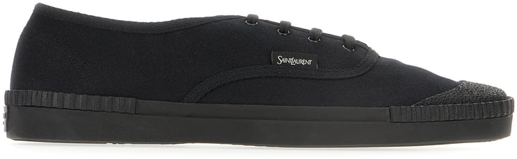Saint Laurent Saint Laurent Black canvas Wes sneakers