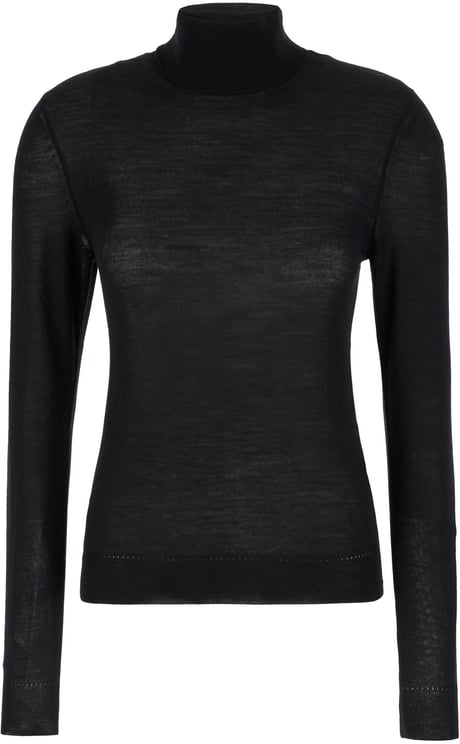 Saint Laurent Saint Laurent Black wool top