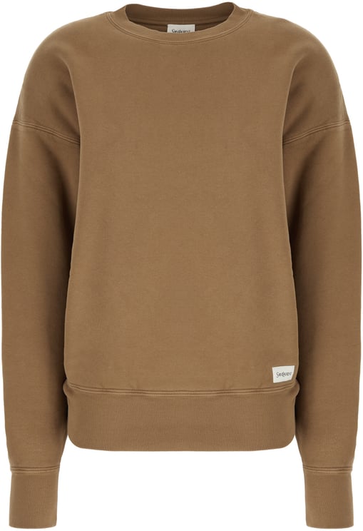 Saint Laurent Saint Laurent Biscuit cotton oversize sweatshirt