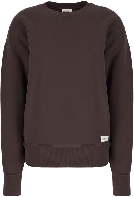 Saint Laurent Saint Laurent Purple cotton oversize sweatshirt