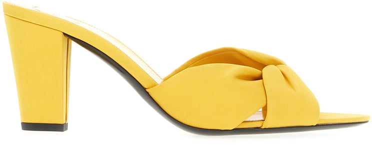 Saint Laurent Saint Laurent Yellow fabric Franciane sandals