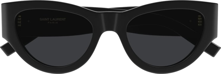 Saint Laurent Cat-Eye Sunglasses With Bold Acetate Frames And Signature Logo