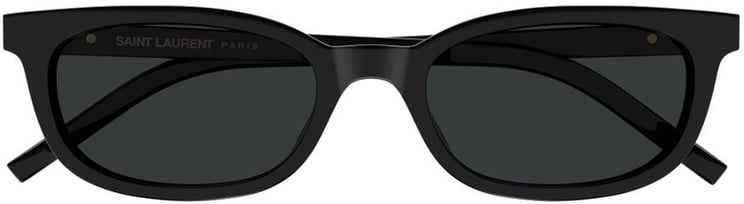 Saint Laurent Sl M160 Tortoiseshell Rectangular Sunglasses with Metallic Logo Detail