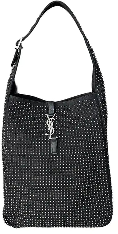 Saint Laurent Saint Laurent medium hobo bag LE 5 À 7 black rivets / mint condition