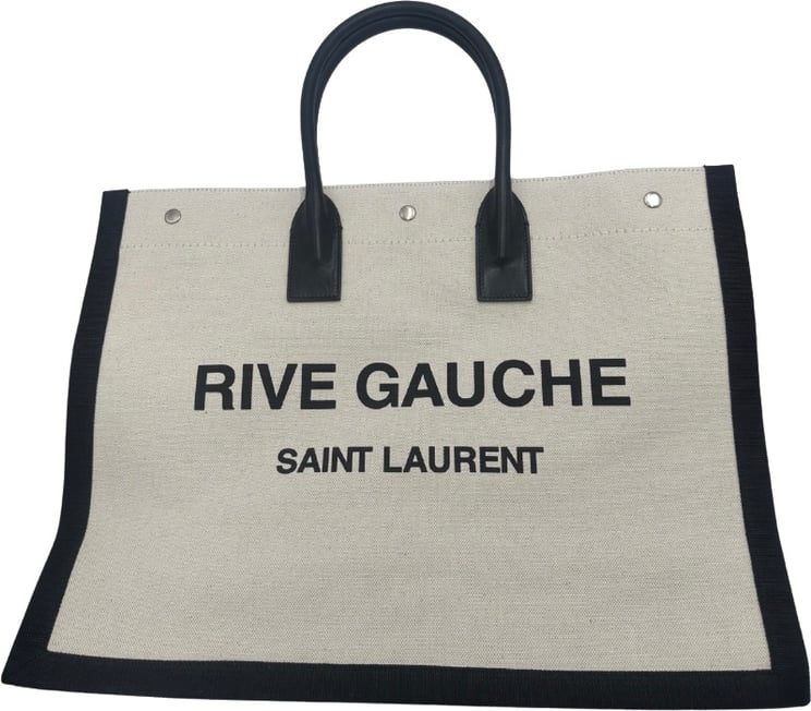 Saint Laurent Saint Laurent Rive Gauche Shopper Tote Canvas Large
