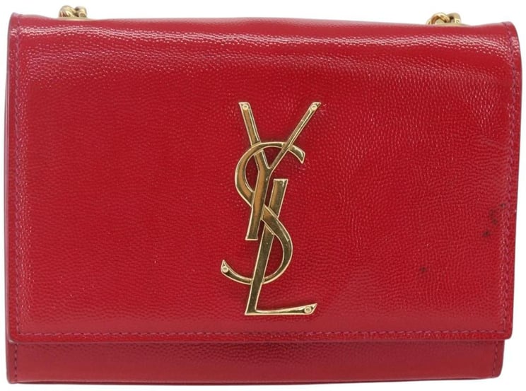 Saint Laurent Saint Laurent Classic Monogram Crossbody Bag Grainy Leather Small