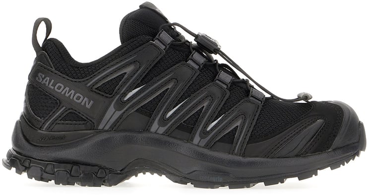 Salomon Salomon Black fabric and mesh XA PRO 3D sneakers