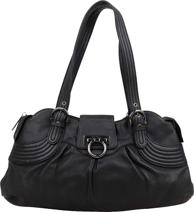 Salvatore Ferragamo Salvatore Ferragamo Leather Marisa Shoulder Bag