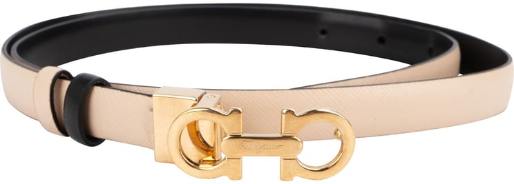 Salvatore Ferragamo Salvatore Ferragamo Reversible Leather Gancini Belt (85)
