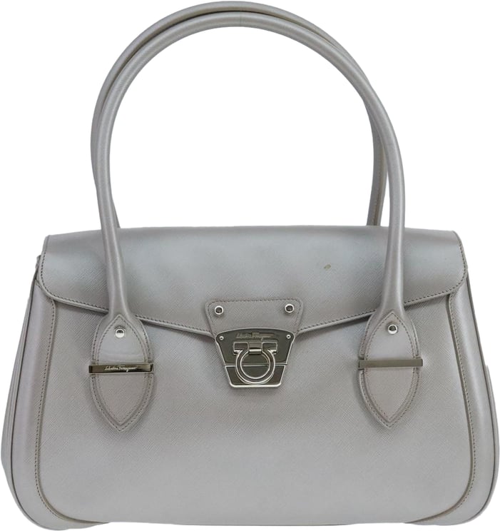 Salvatore Ferragamo Salvatore Ferragamo Virna Satchel Leather Medium