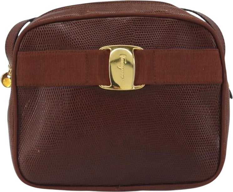 Salvatore Ferragamo Salvatore Ferragamo Vara Bow camera Leather