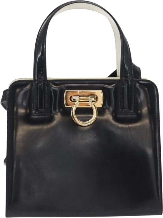 Salvatore Ferragamo Salvatore Ferragamo Gancini Patent Leather