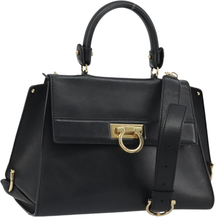 Salvatore Ferragamo Salvatore Ferragamo Sofia Satchel Smooth Leather Medium
