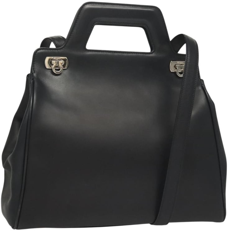 Salvatore Ferragamo Salvatore Ferragamo Soft W Tote Leather Small