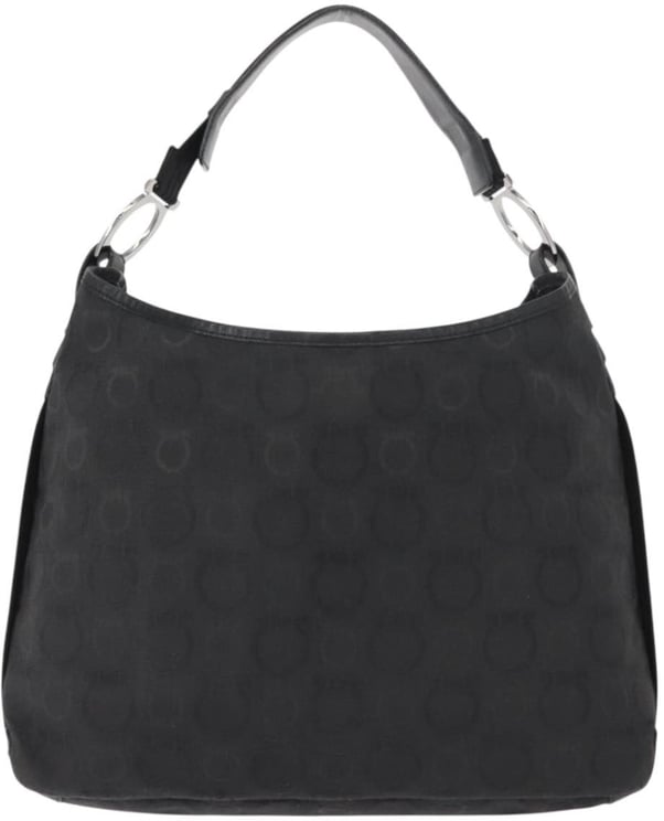 Salvatore Ferragamo Salvatore Ferragamo Vintage Gancini Convertible Top Handle Bag Canvas