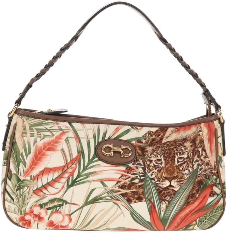 Salvatore Ferragamo Salvatore Ferragamo Gancini Shoulder Bag Nylon